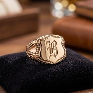 Vintage Emco Gold Signet Ring